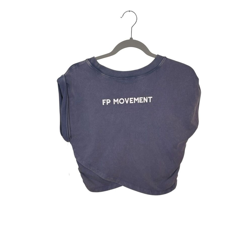 Free People Movement Hot Shot Logo Crossover 2-Piece Set Blue Indigo Size Large - Picture 4 of 11